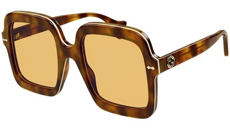 55mm gucci sunglasses|Gucci square tortoise sunglasses.